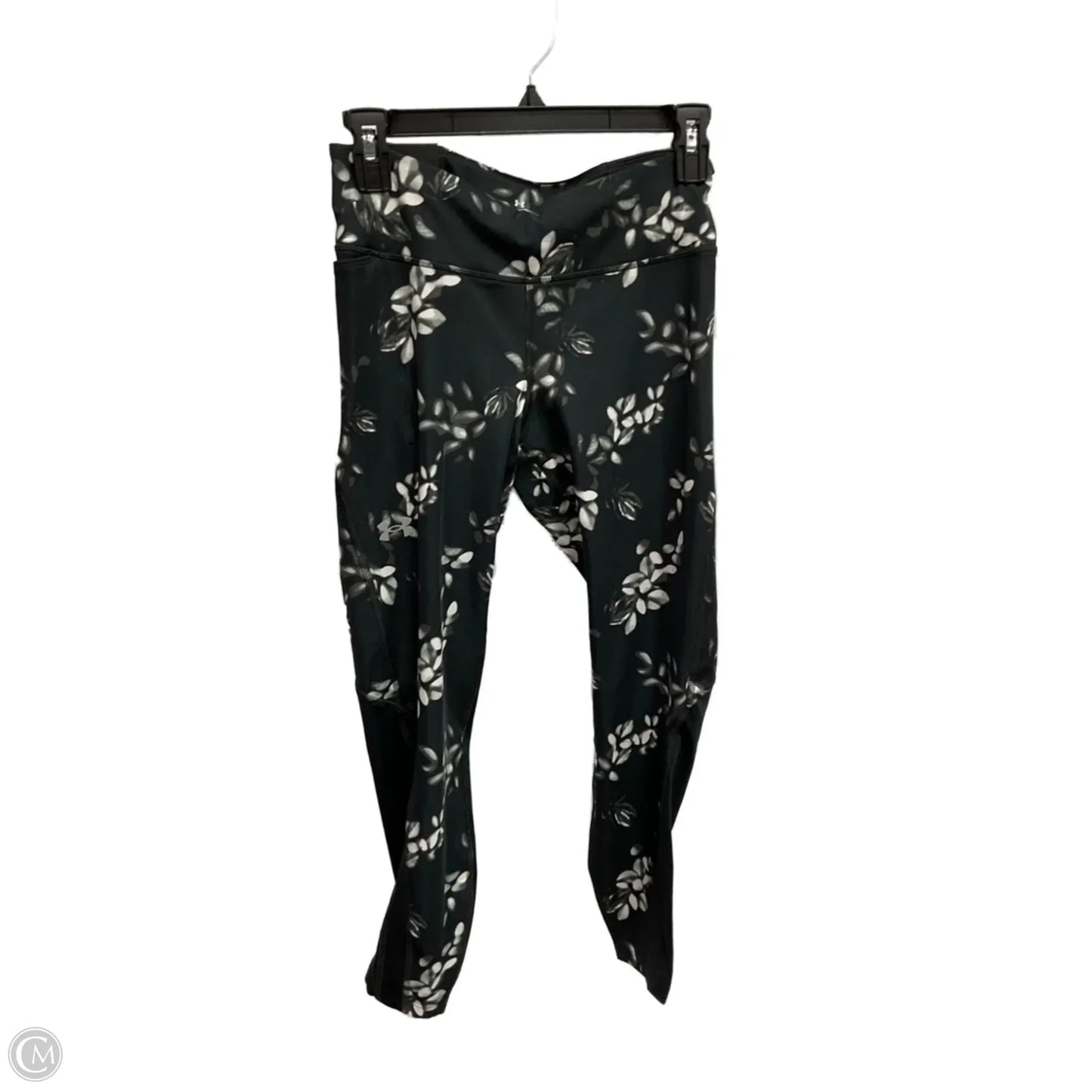 Athletic Leggings By Under Armour In Black, Size: M