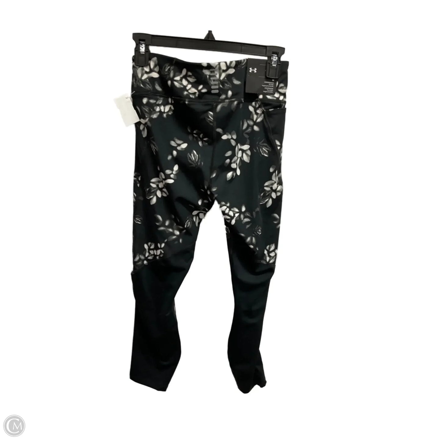Athletic Leggings By Under Armour In Black, Size: M