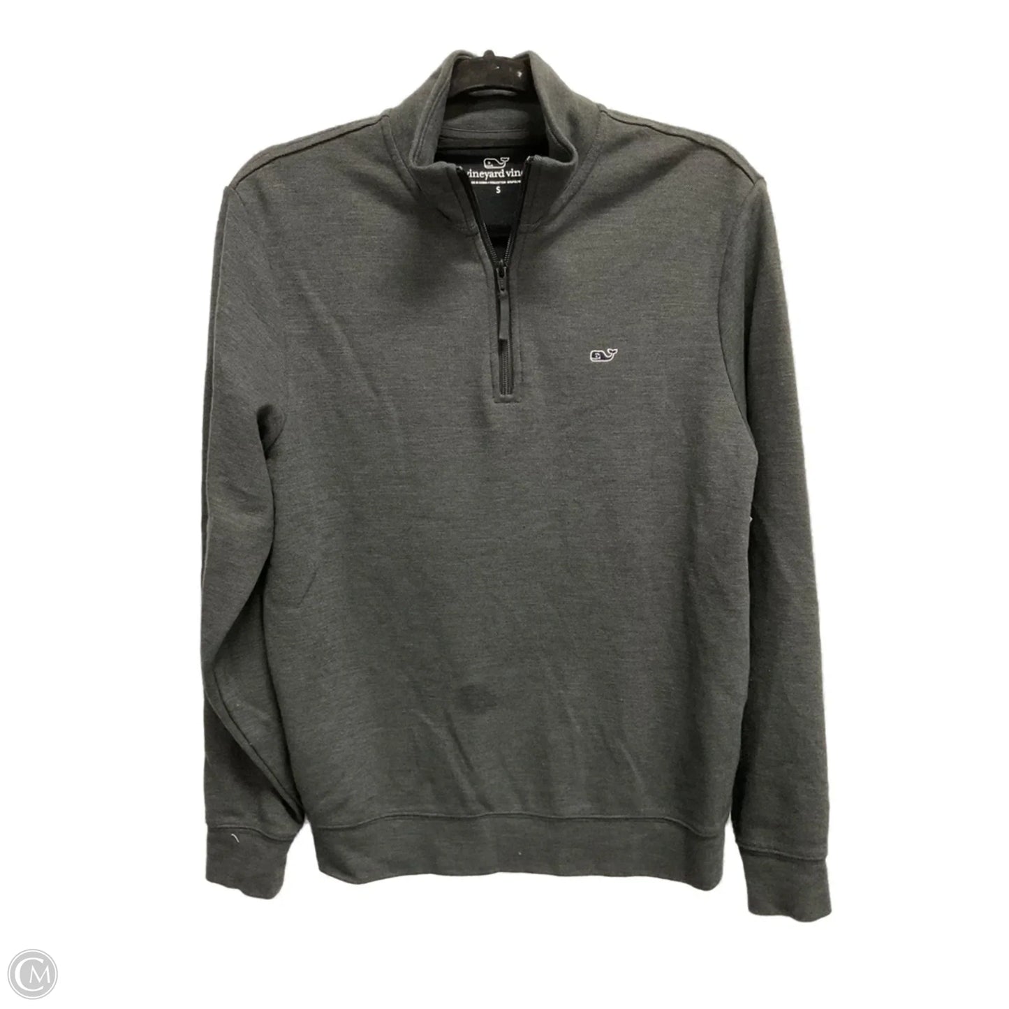 Sweatshirt Collar By Vineyard Vines In Grey, Size: S