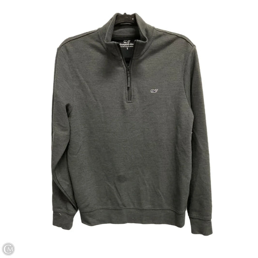 Sweatshirt Collar By Vineyard Vines In Grey, Size: S