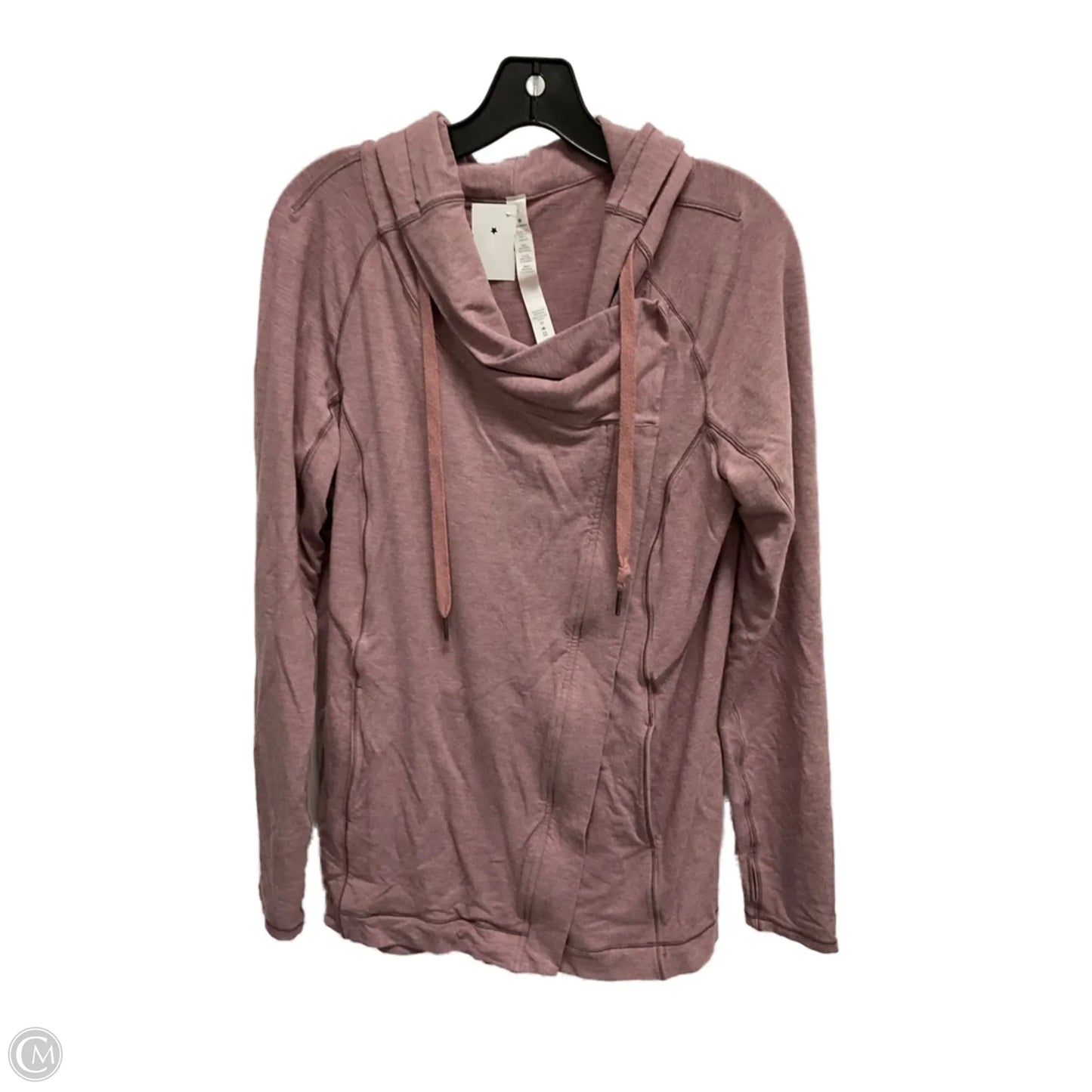 Athletic Jacket By Lululemon In Pink, Size: 8