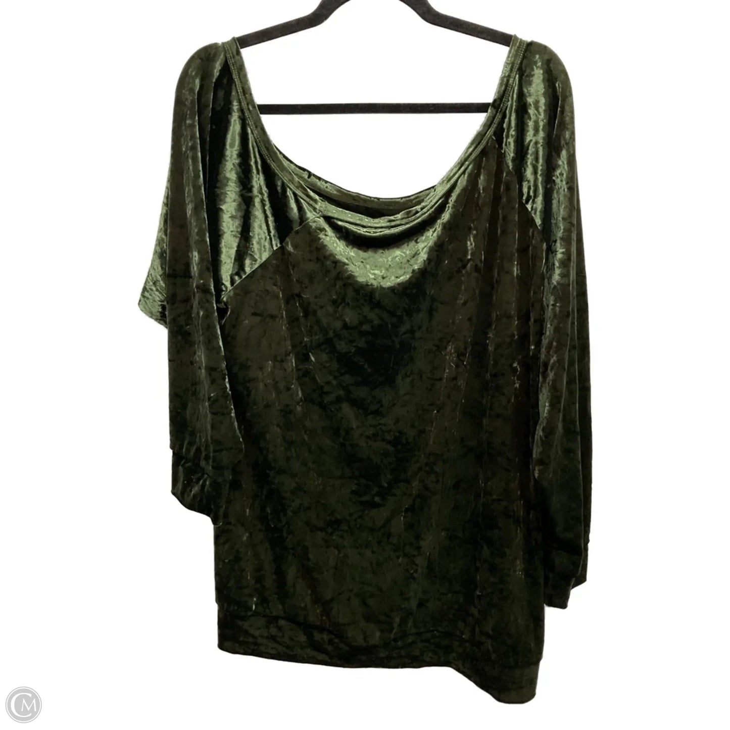 Top Long Sleeve By Torrid In Green, Size: 4x