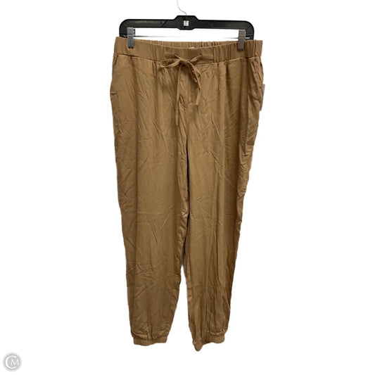 Pants Joggers By Clothes Mentor In Tan, Size: L