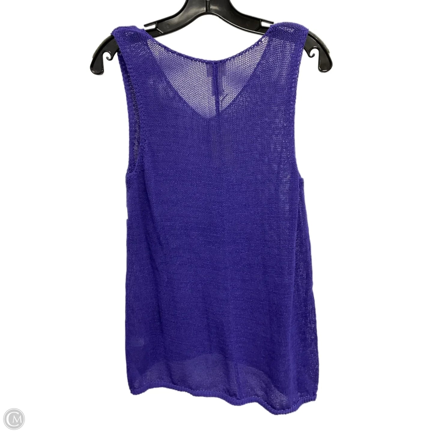 Top Sleeveless By Chicos In Purple, Size: L