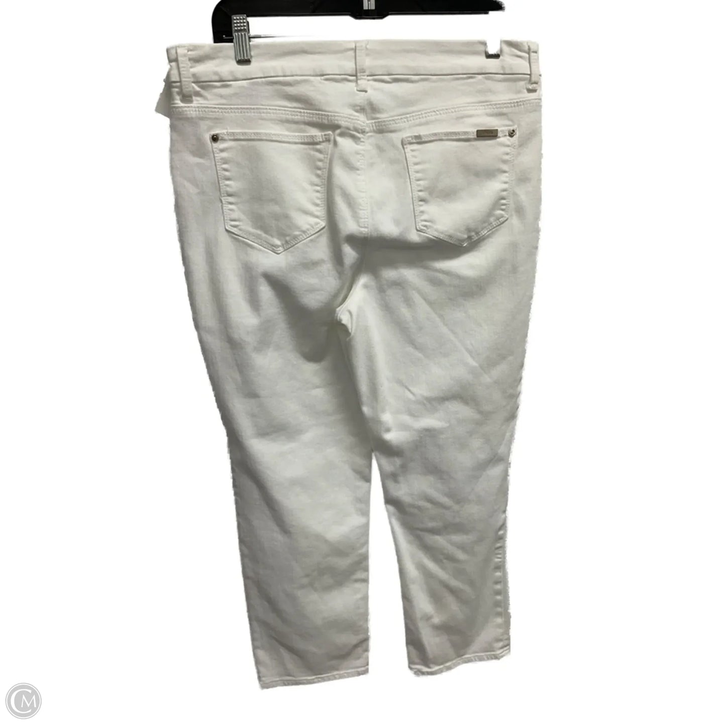 Jeans Straight By Chicos In White, Size: 12