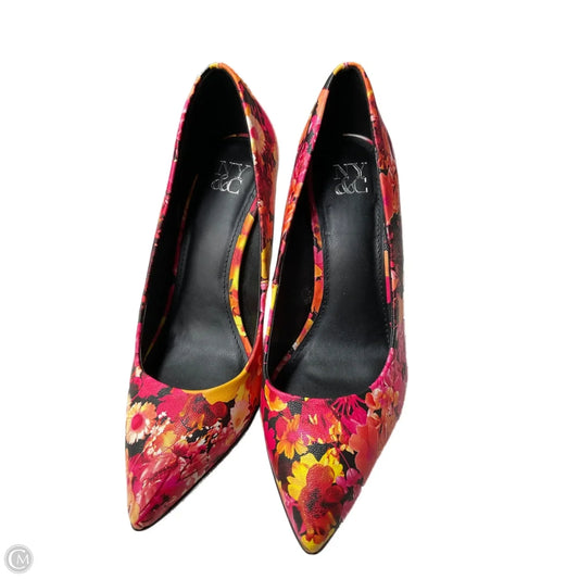 Shoes Heels Stiletto By New York And Co In Floral Print, Size: 8.5