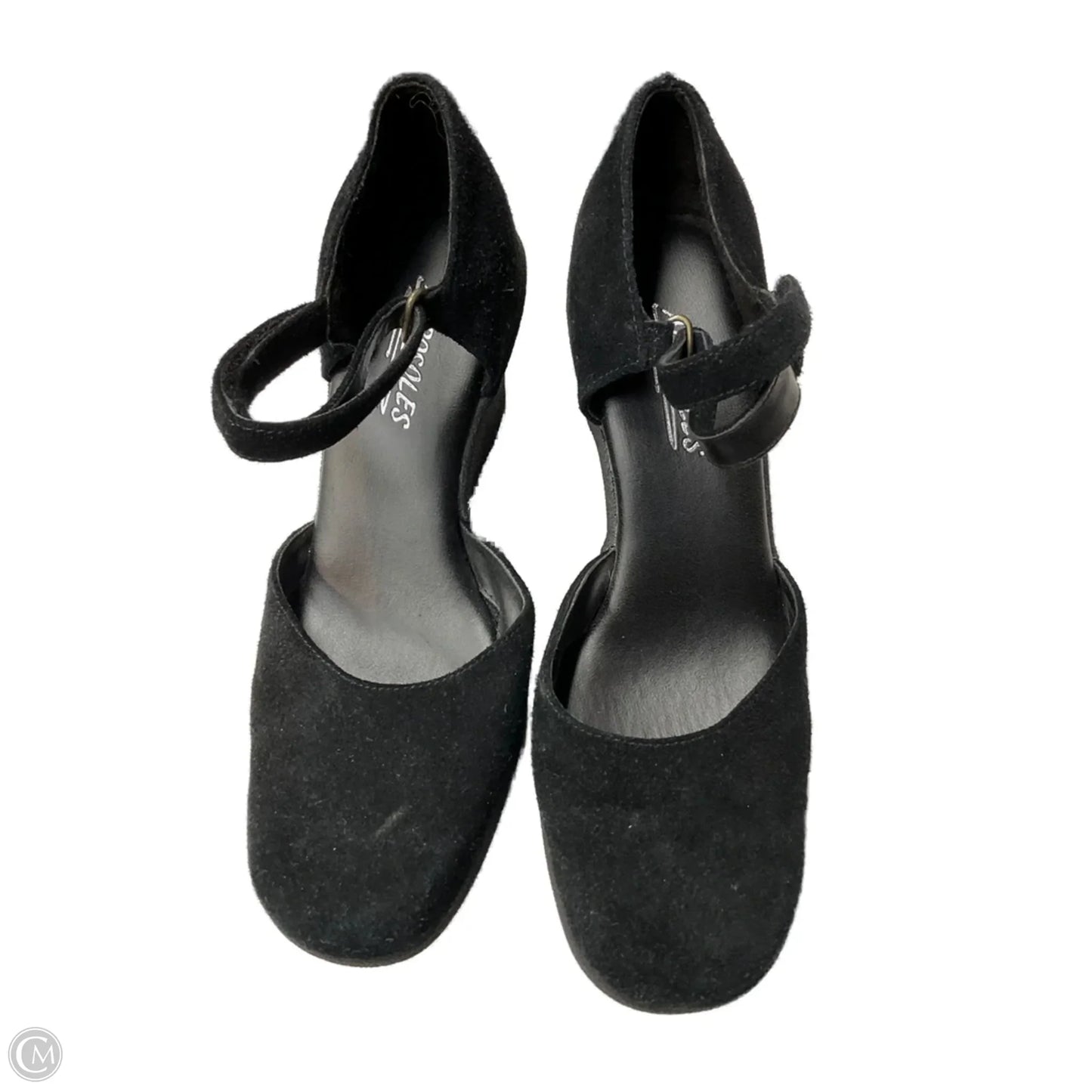 Shoes Heels Wedge By Aerosoles In Black, Size: 6.5