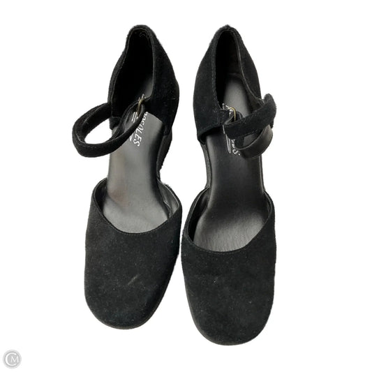 Shoes Heels Wedge By Aerosoles In Black, Size: 6.5