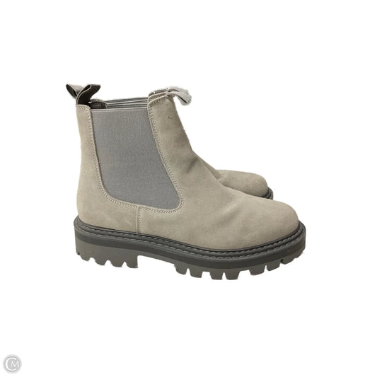 Boots Ankle Heels By Cushionaire In Grey, Size: 7.5