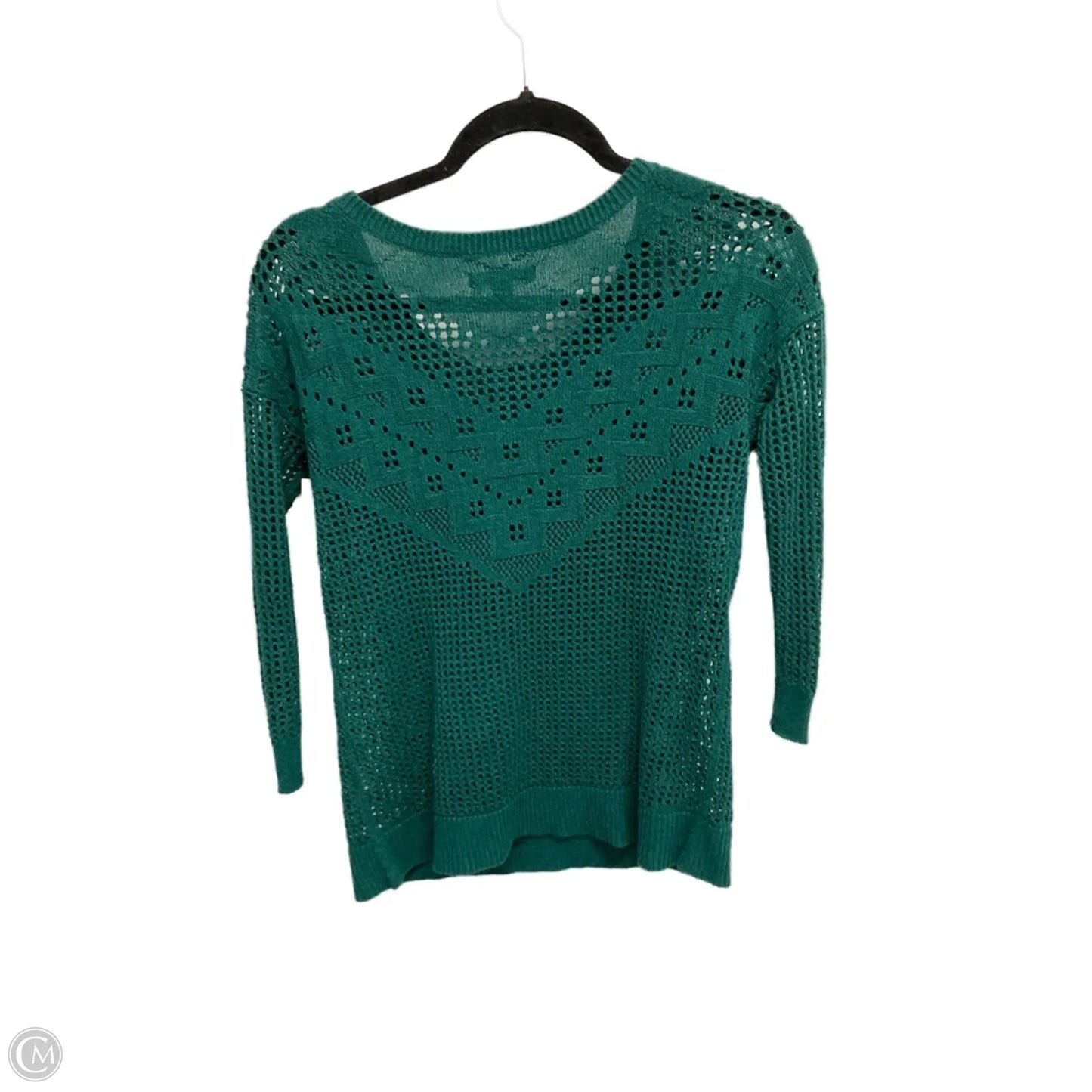 Sweater By American Eagle In Green, Size: Xs