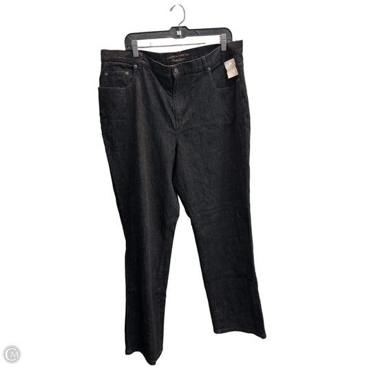 Jeans Straight By Lauren Jeans Co In Black, Size: 18