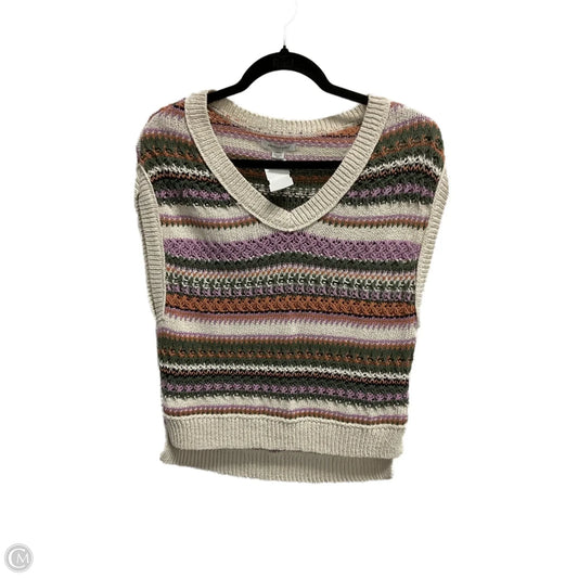 Vest Sweater By American Eagle In Multi-colored, Size: Xs