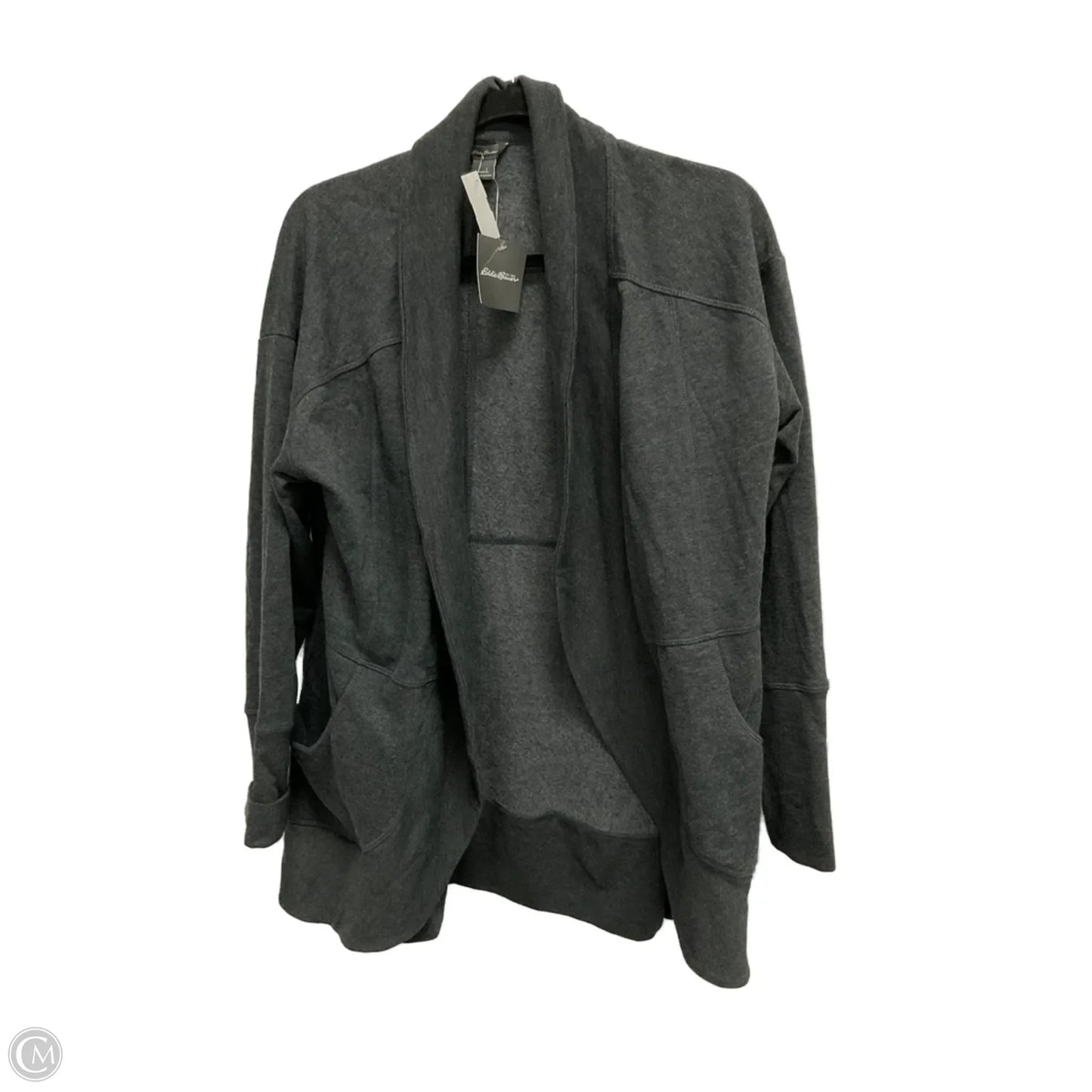 Cardigan By Eddie Bauer In Grey, Size: L