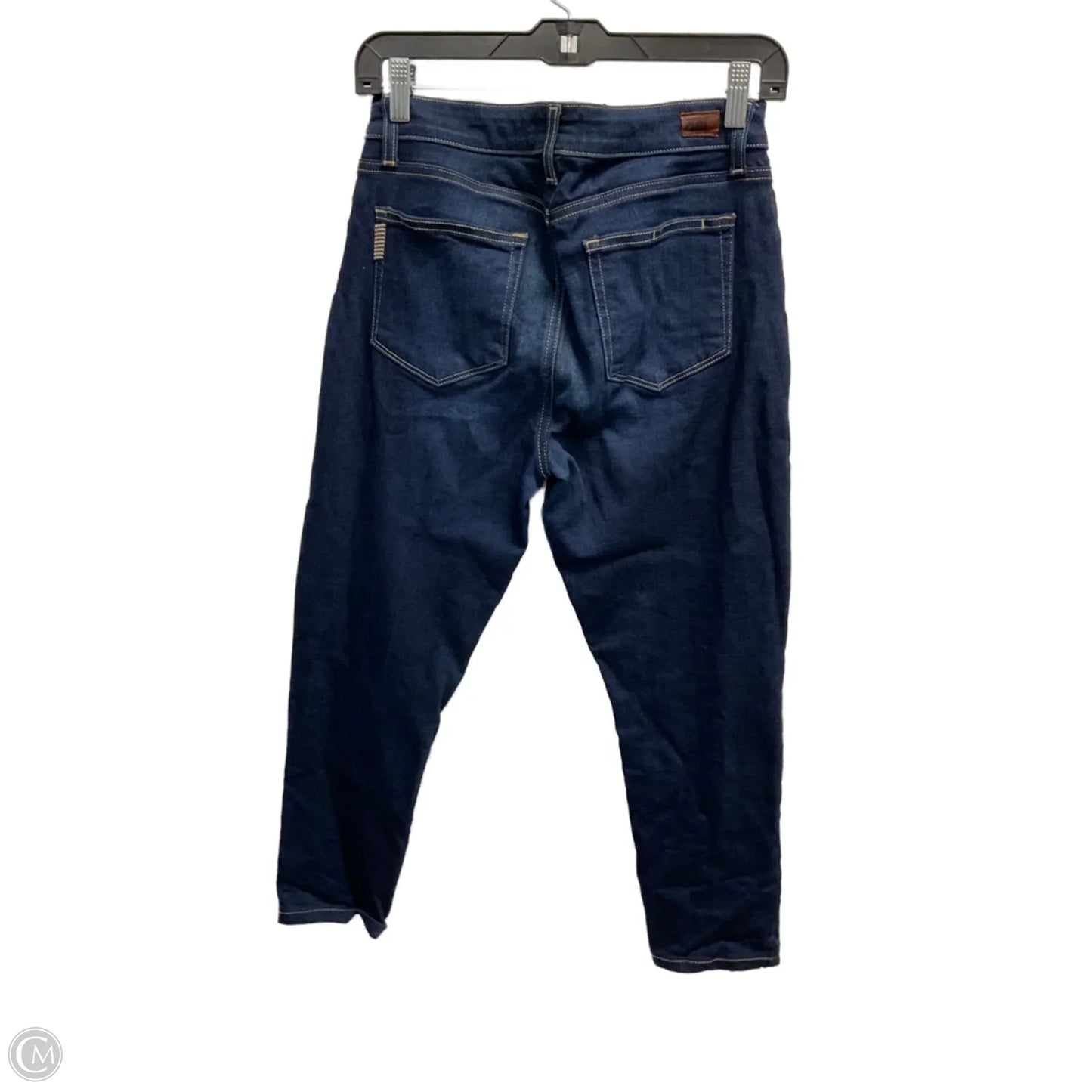 Jeans Cropped By Paige In Blue, Size: 8