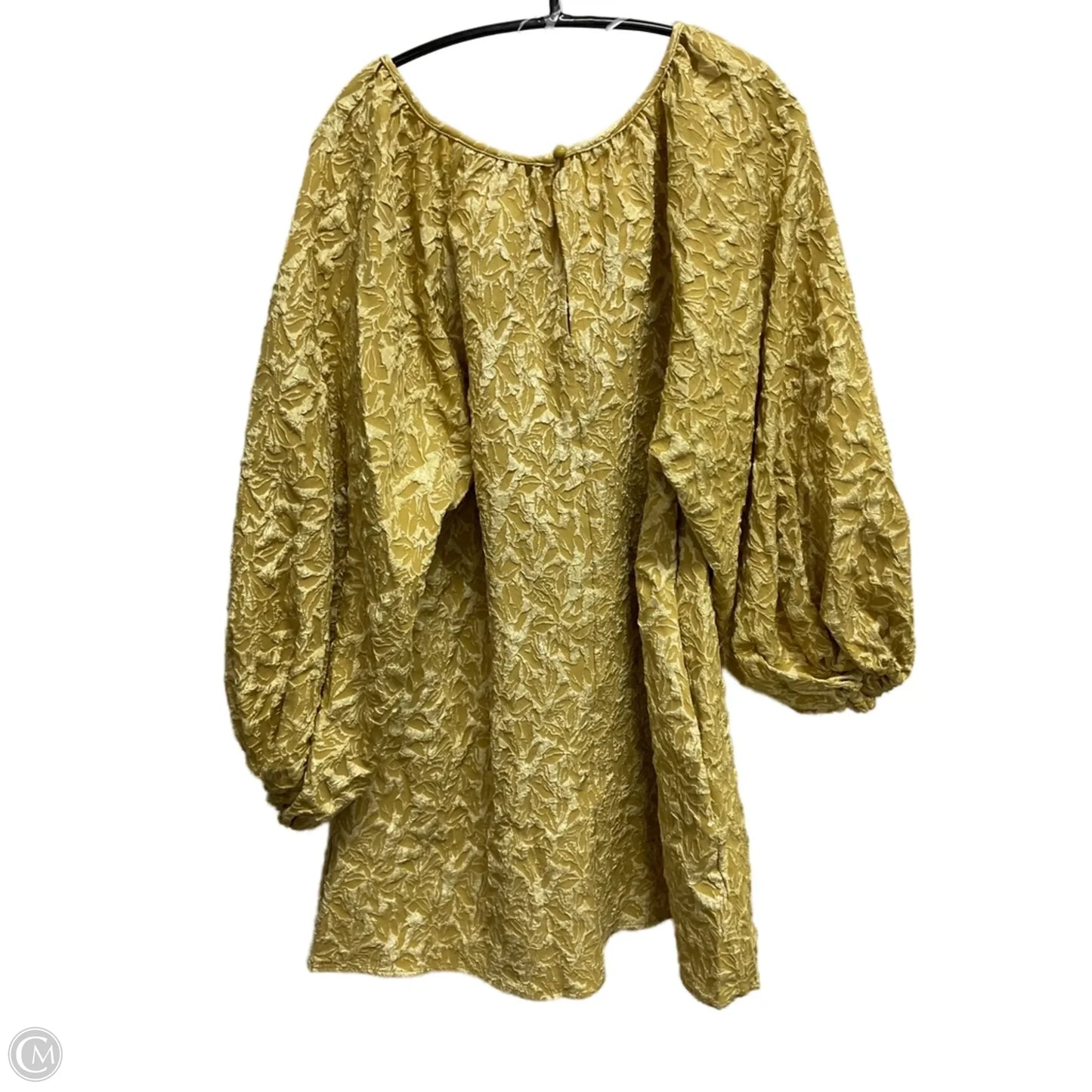 Dress Party Midi By New York And Co In Yellow, Size: M