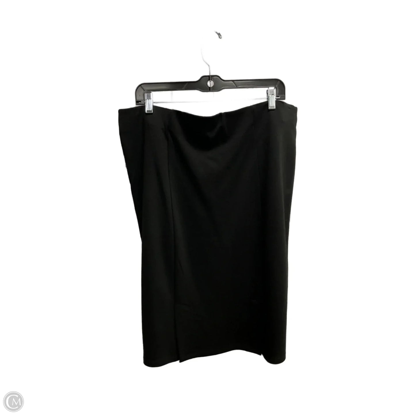 Skirt Midi By 89th And Madison In Black, Size: Xl