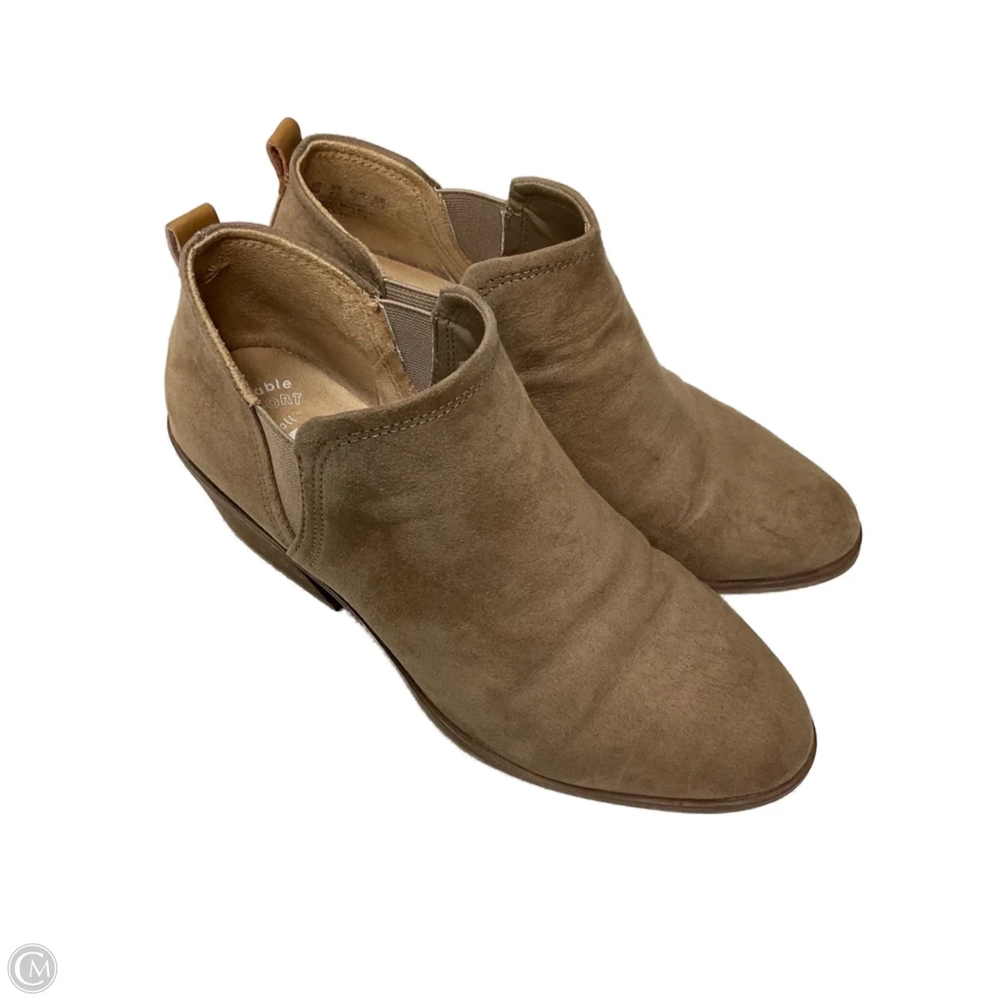 Boots Ankle Heels By Dr Scholls In Tan, Size: 7
