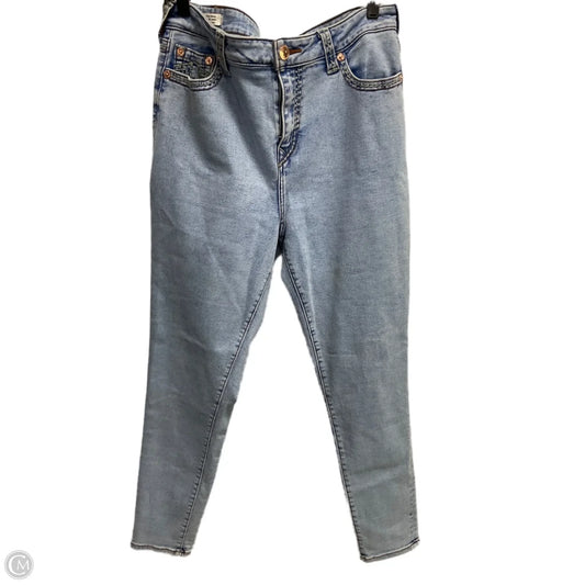Jeans Skinny By True Religion In Blue, Size: 18