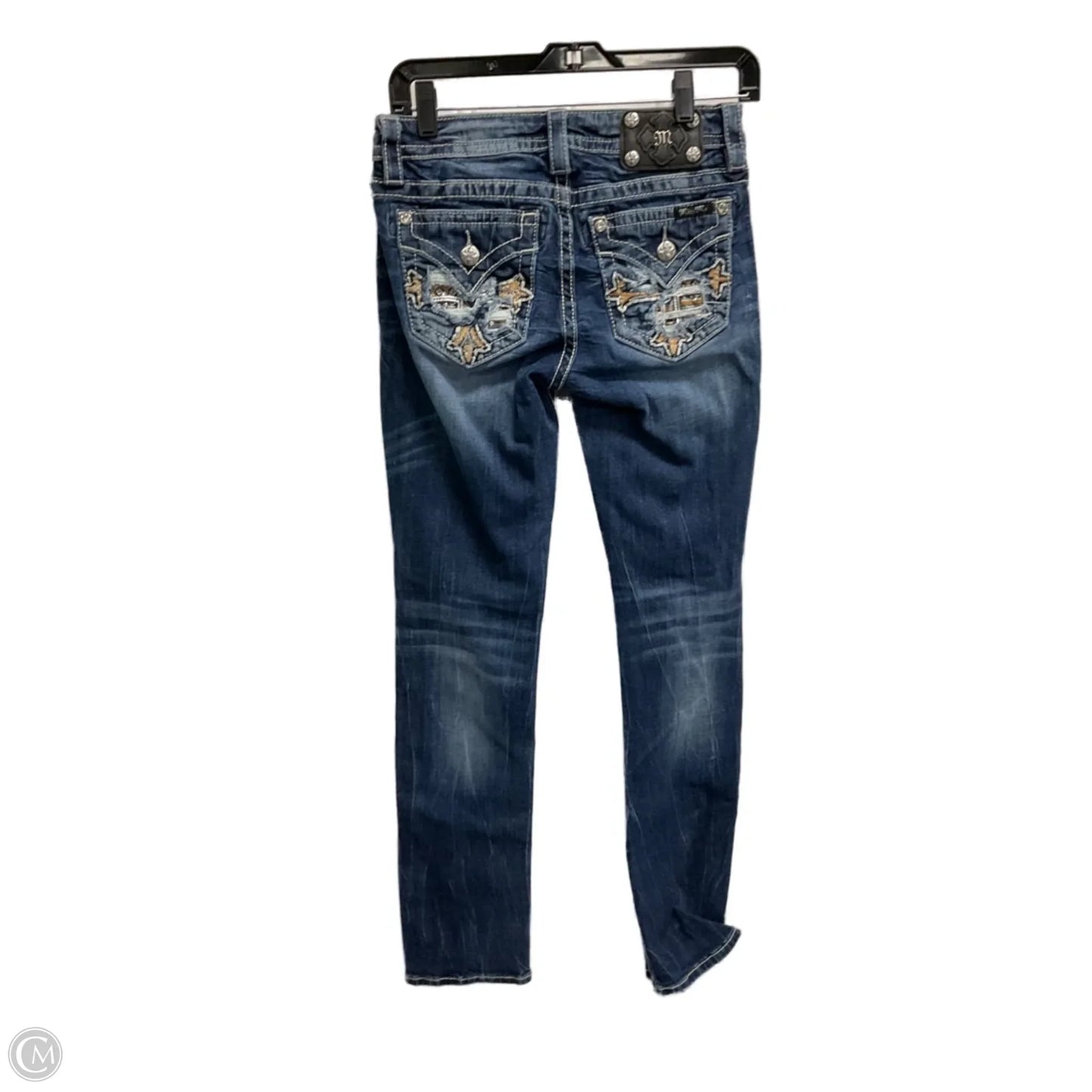 Jeans Straight By Miss Me In Blue, Size: 4