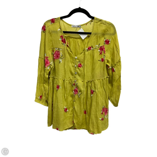 Top Long Sleeve By Clothes Mentor In Multi-colored, Size: L