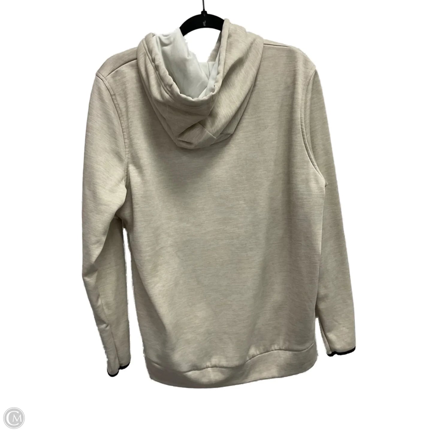 Athletic Sweatshirt Hoodie By Under Armour In Tan, Size: M