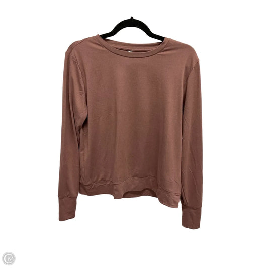 Top Long Sleeve By Lukka In Mauve, Size: M