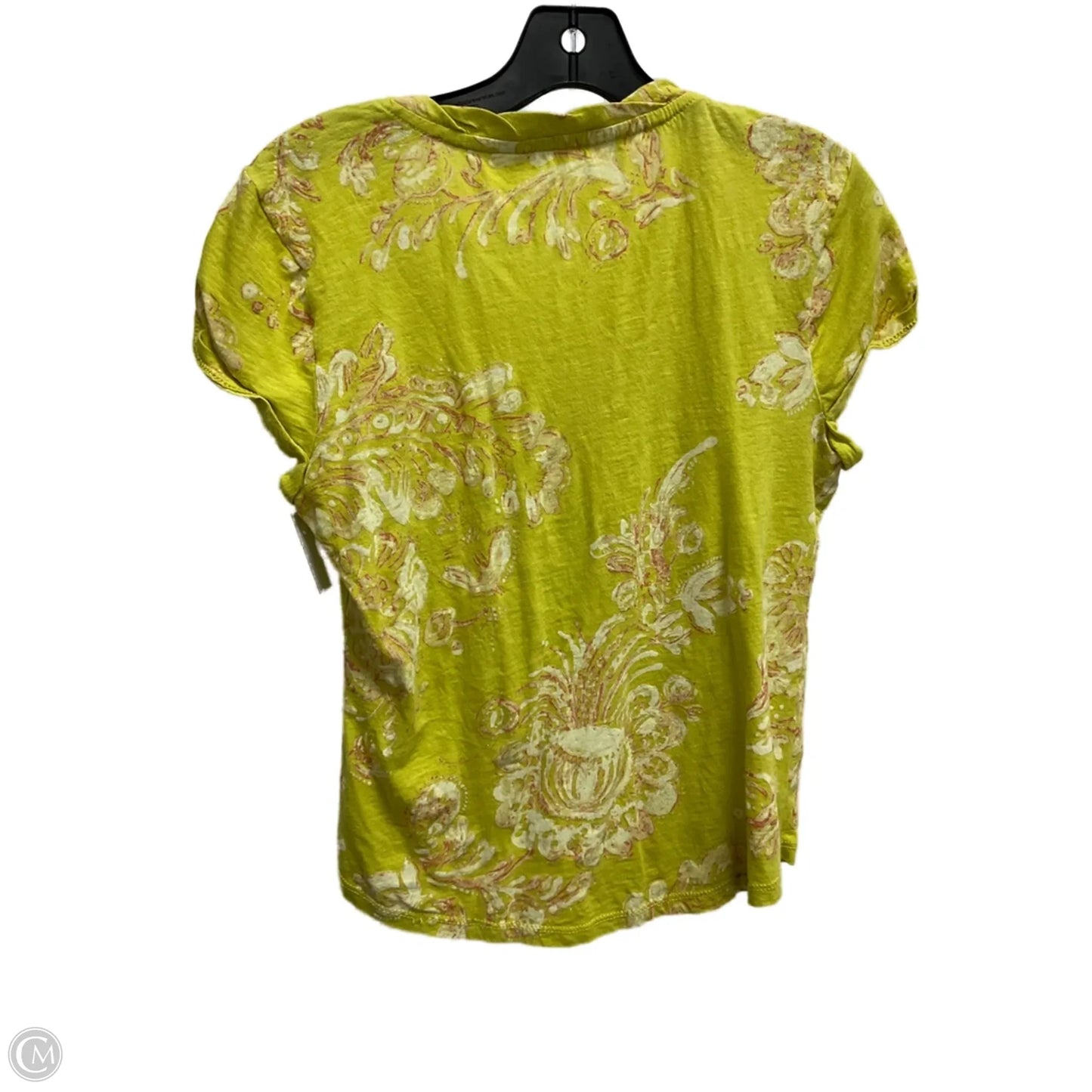 Top Short Sleeve By Pilcro In Green, Size: S