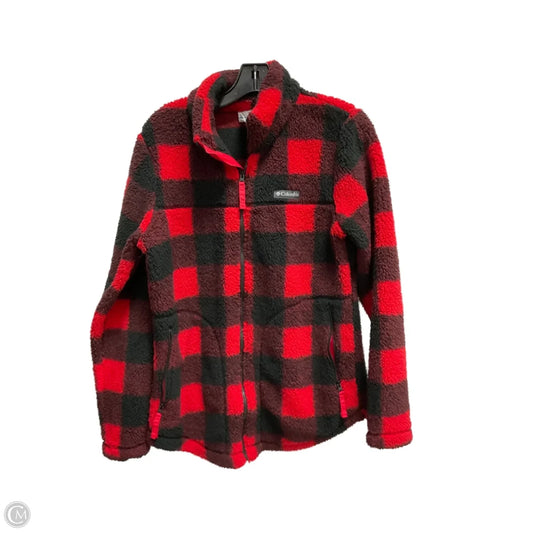 Athletic Fleece By Columbia In Plaid Pattern, Size: M