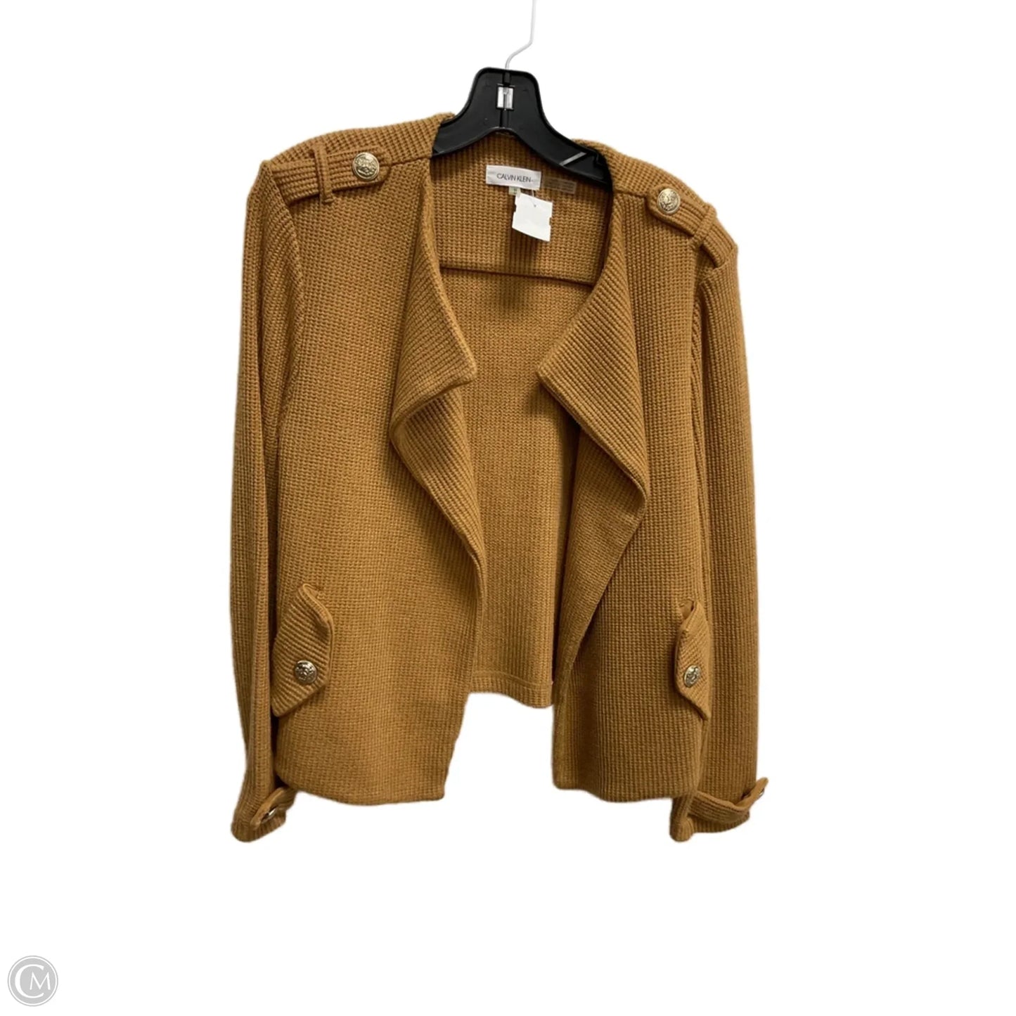 Jacket Other By Calvin Klein In Tan, Size: M