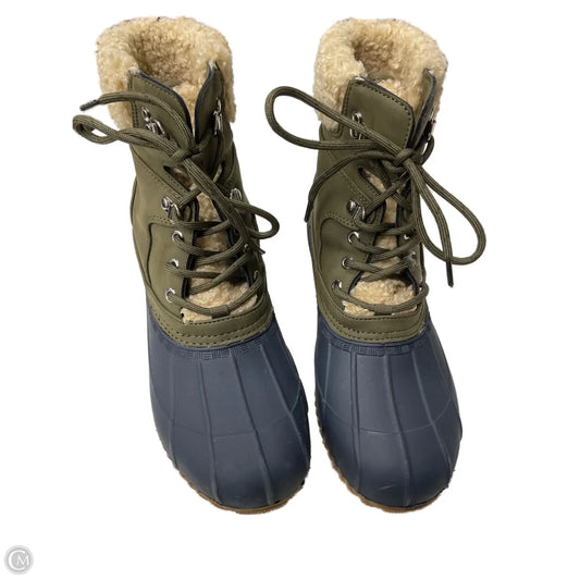 Boots Snow By Tommy Hilfiger In Green, Size: 8
