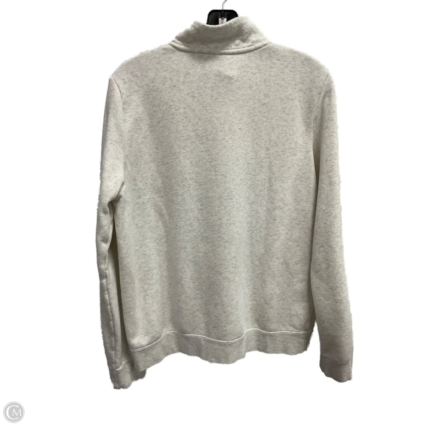 Athletic Sweatshirt Crewneck By Nike Apparel In Grey, Size: M