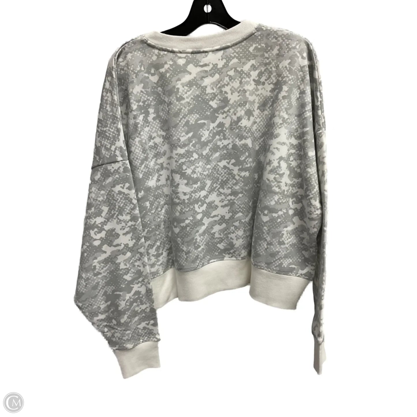 Athletic Sweatshirt Crewneck By Under Armour In Grey, Size: L