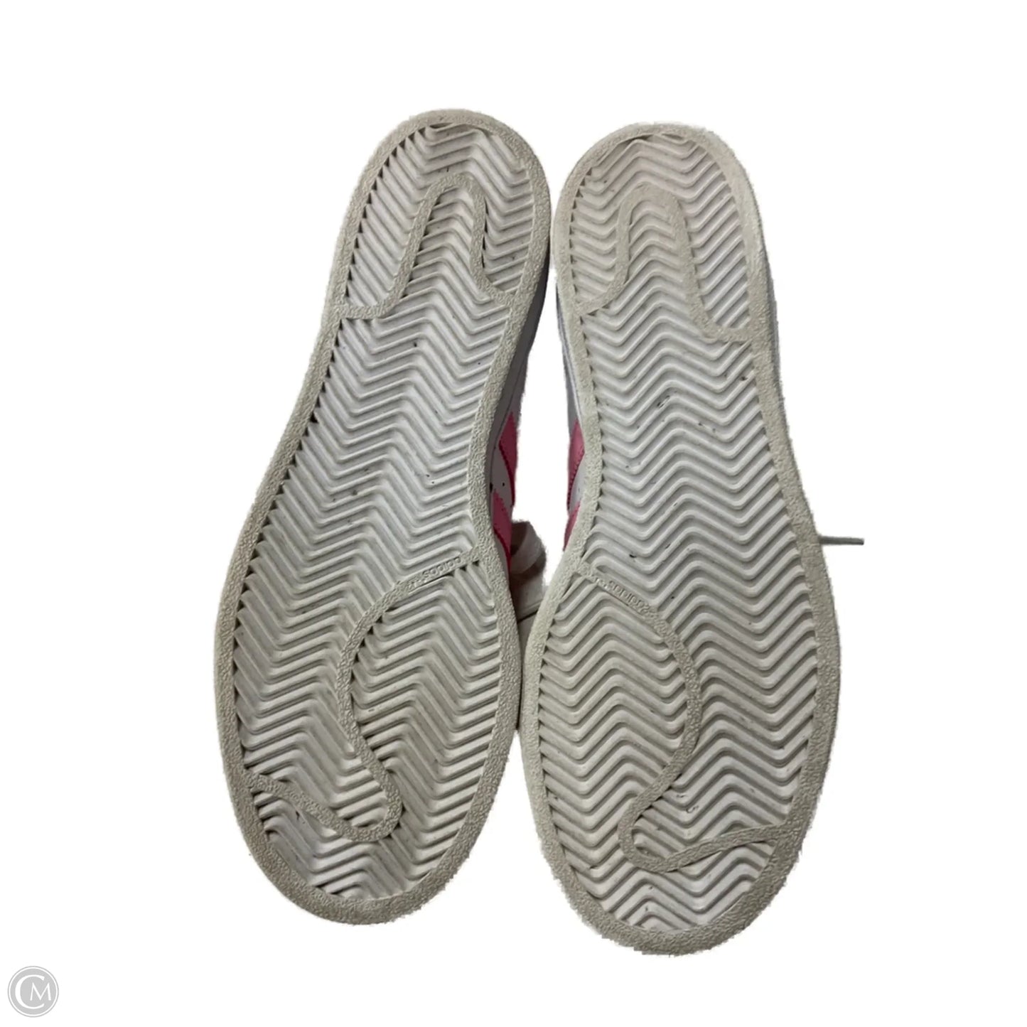 Shoes Sneakers By Adidas In Pink & White, Size: 7