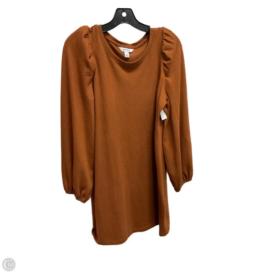 Dress Casual Midi By Nine West In Brown, Size: M