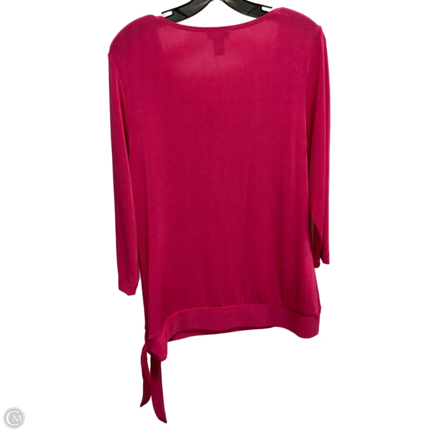 Top Long Sleeve By Chicos In Pink, Size: M