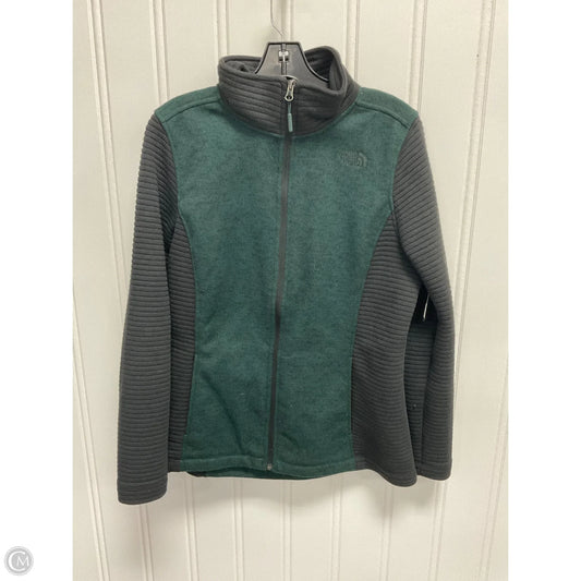 Athletic Jacket By The North Face In Green, Size: L