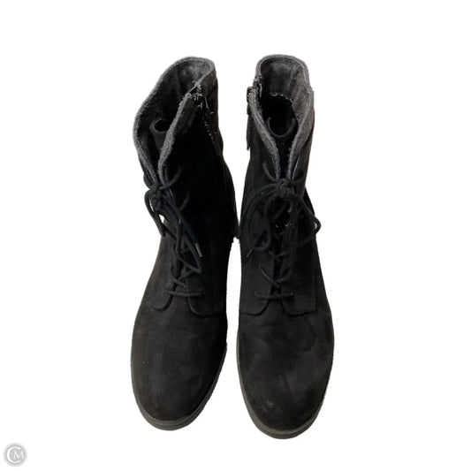 Boots Mid-calf Heels By Universal Thread In Black, Size: 11