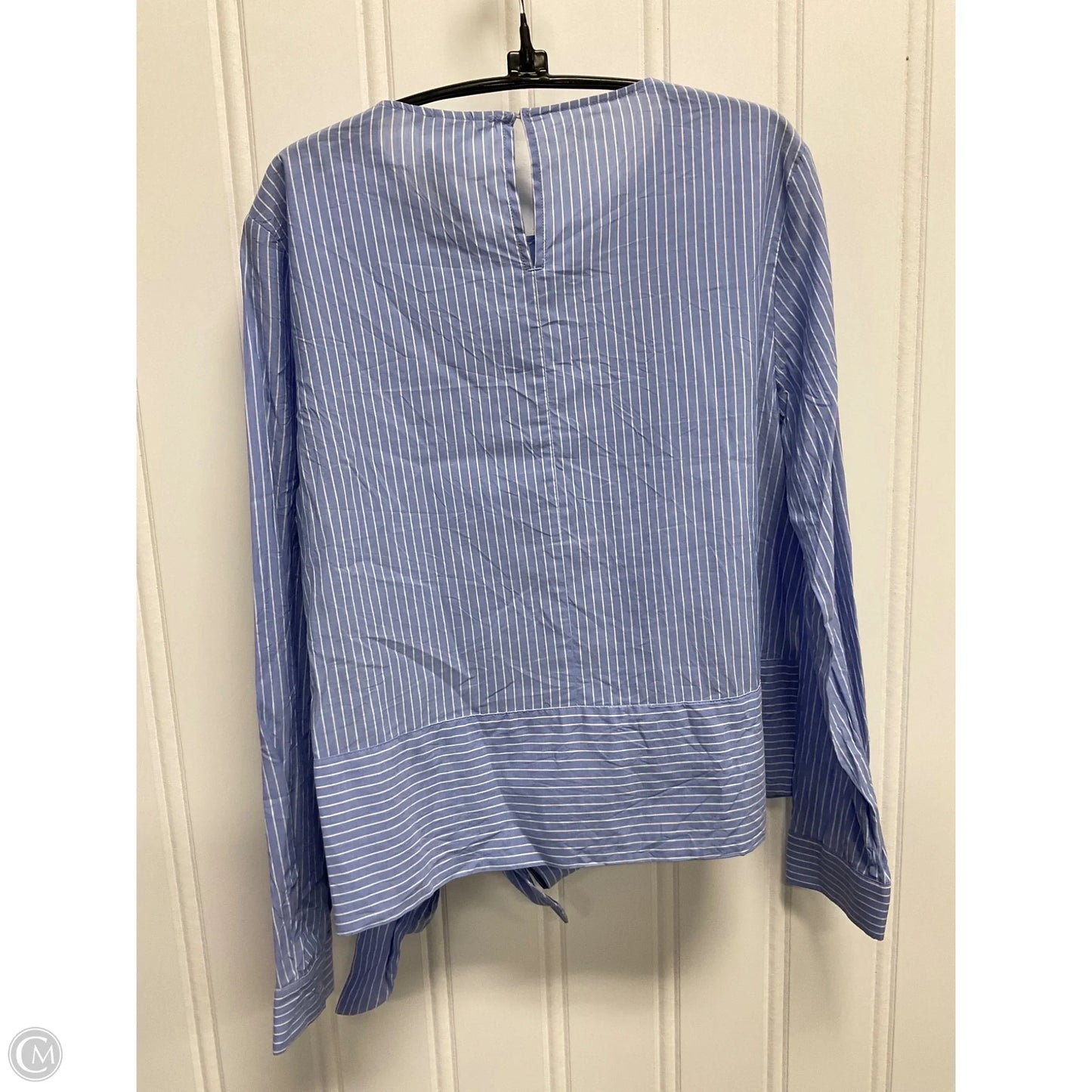 Top Long Sleeve By H&m In Blue, Size: M