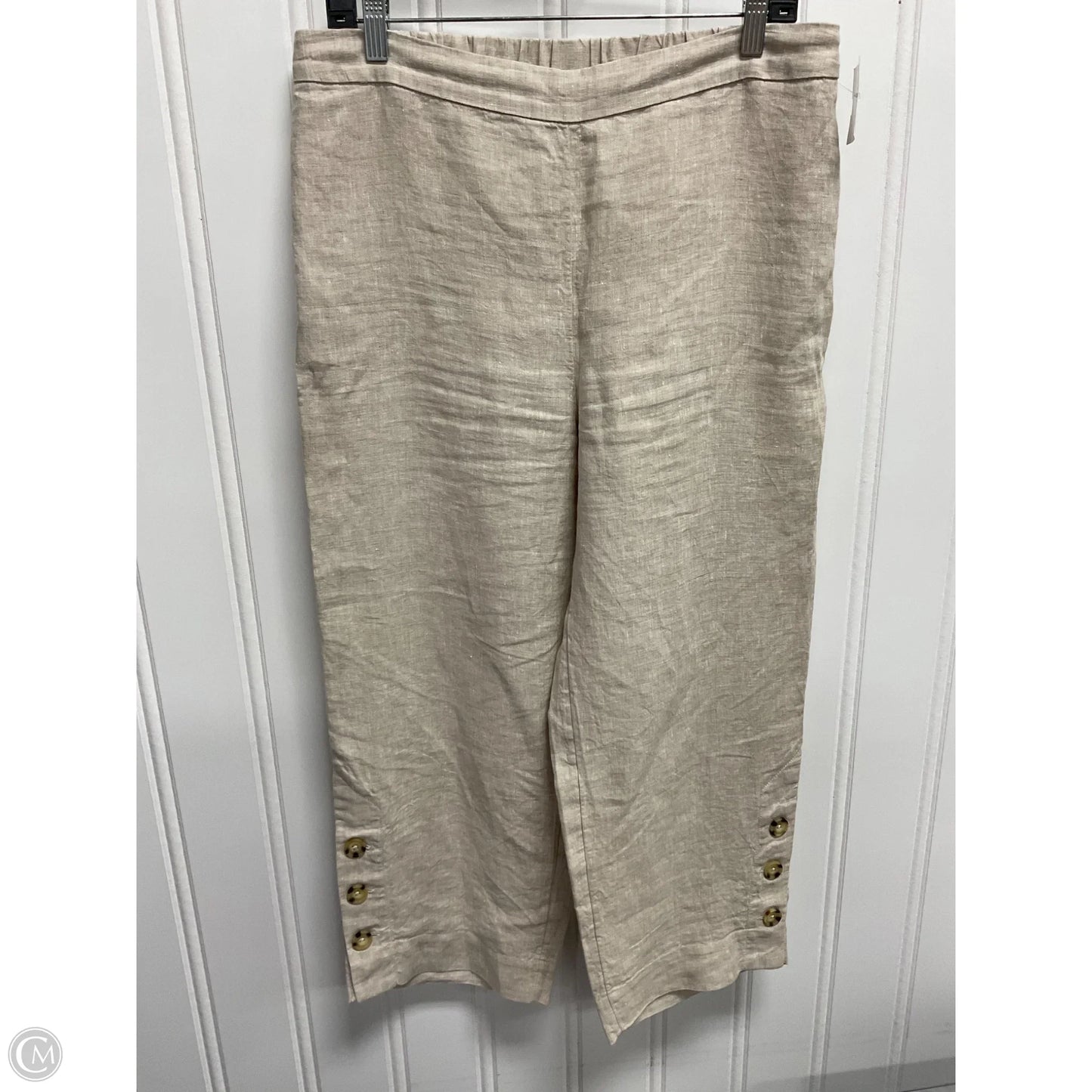 Pants Linen By Chicos In Tan, Size: 10