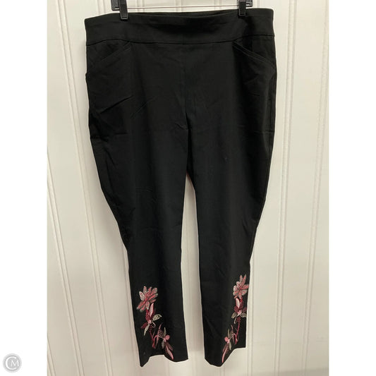 Pants Dress By Chicos In Black, Size: 18