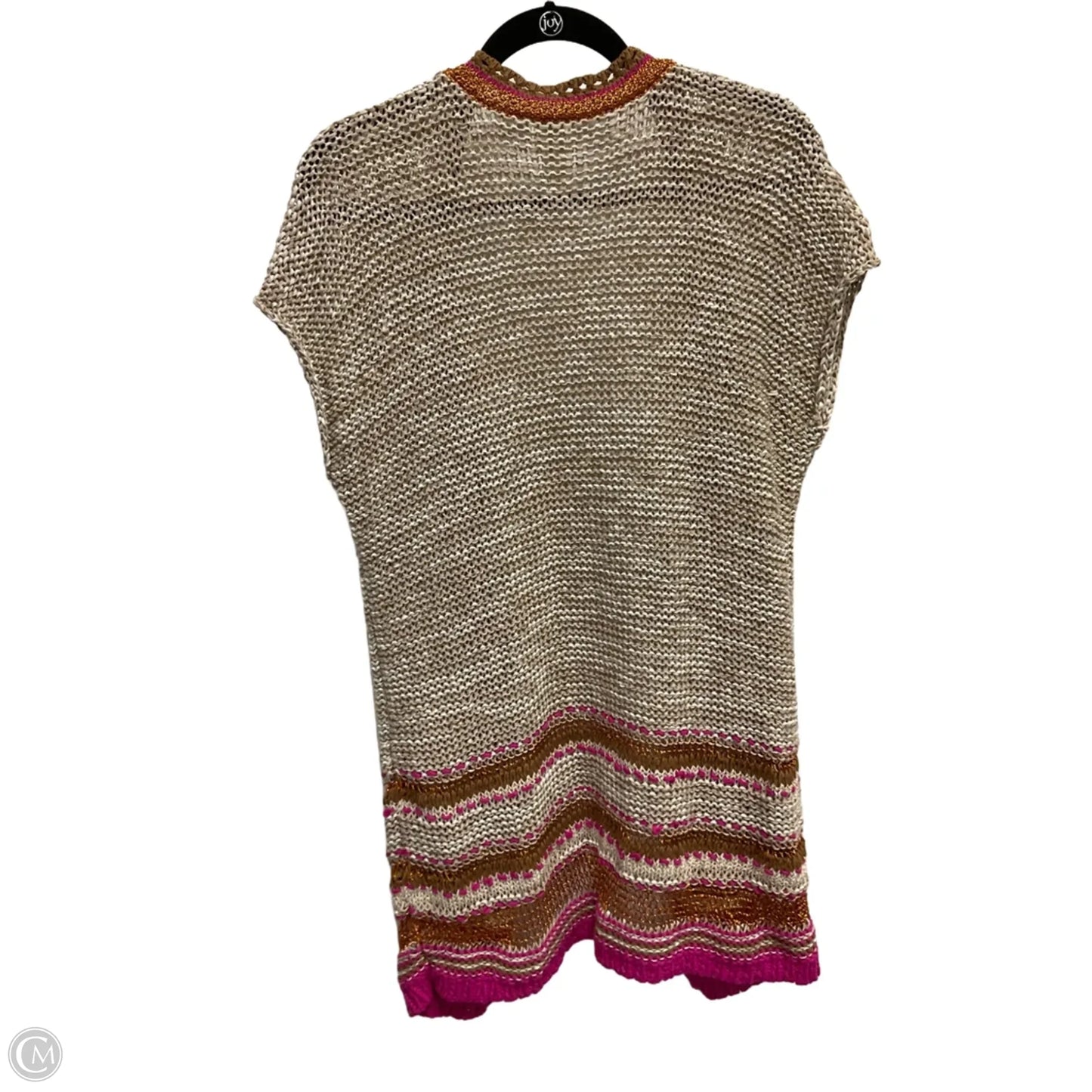 Vest Sweater By Chicos In Multi-colored, Size: L