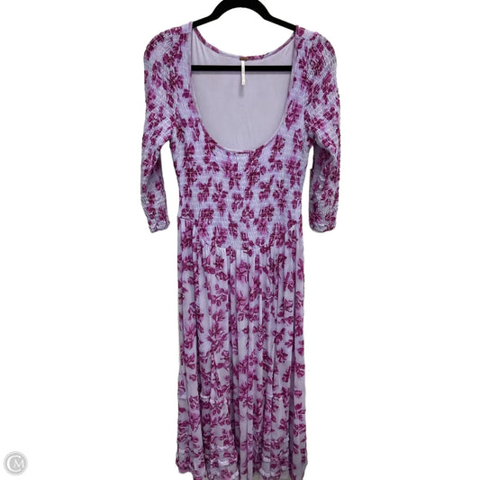 Dress Casual Maxi By Free People In Purple, Size: M