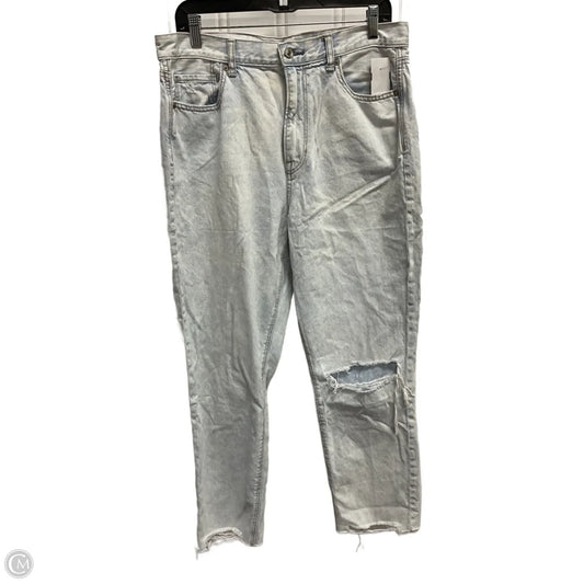 Jeans Straight By American Eagle In Blue, Size: 14