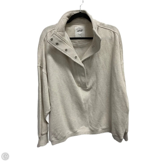 Sweatshirt Collar By Aerie In Beige, Size: M