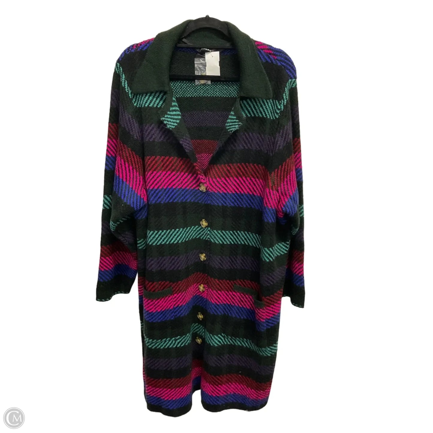 Cardigan By Torrid In Striped Pattern, Size: 4x