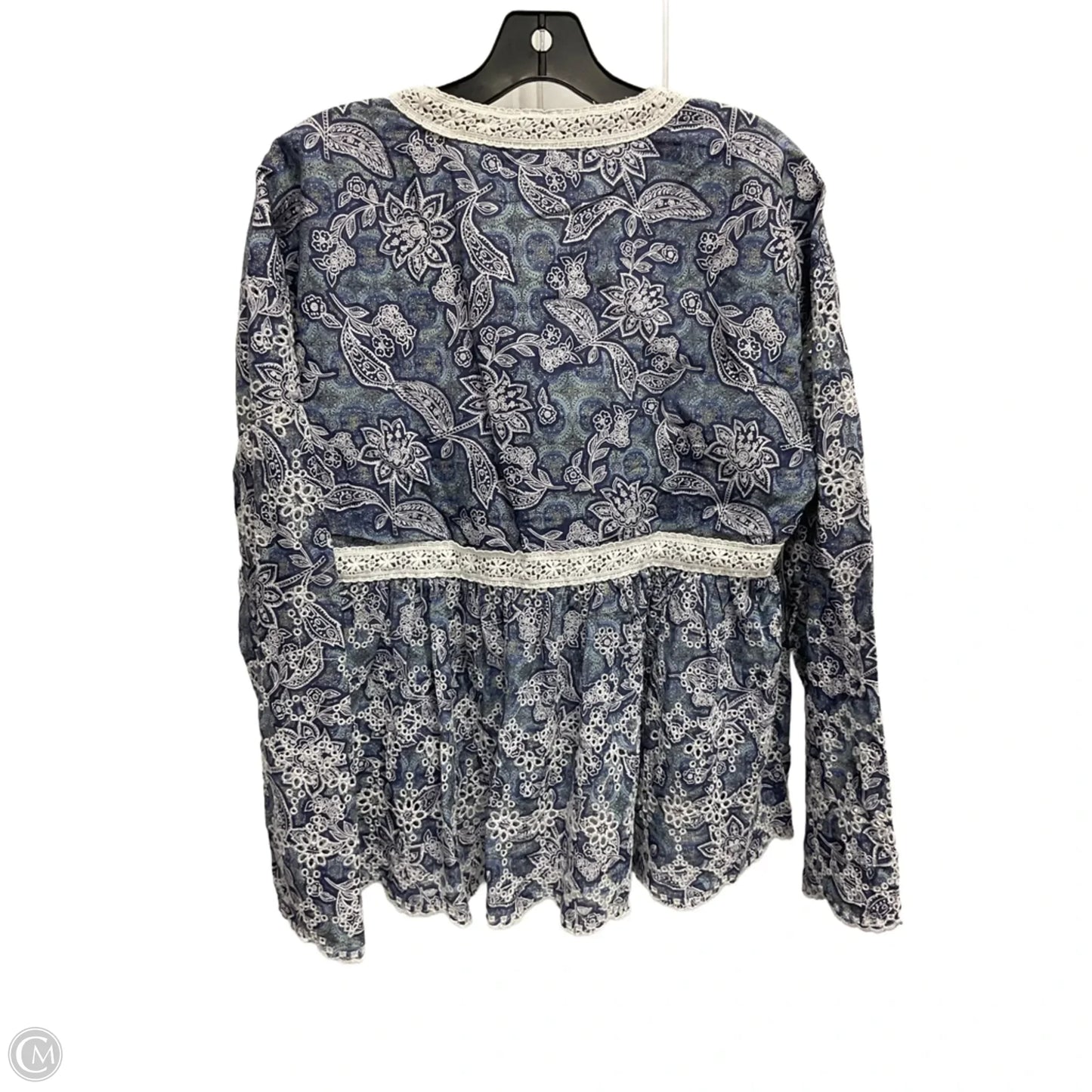 Top Long Sleeve By Free People In Multi-colored, Size: S