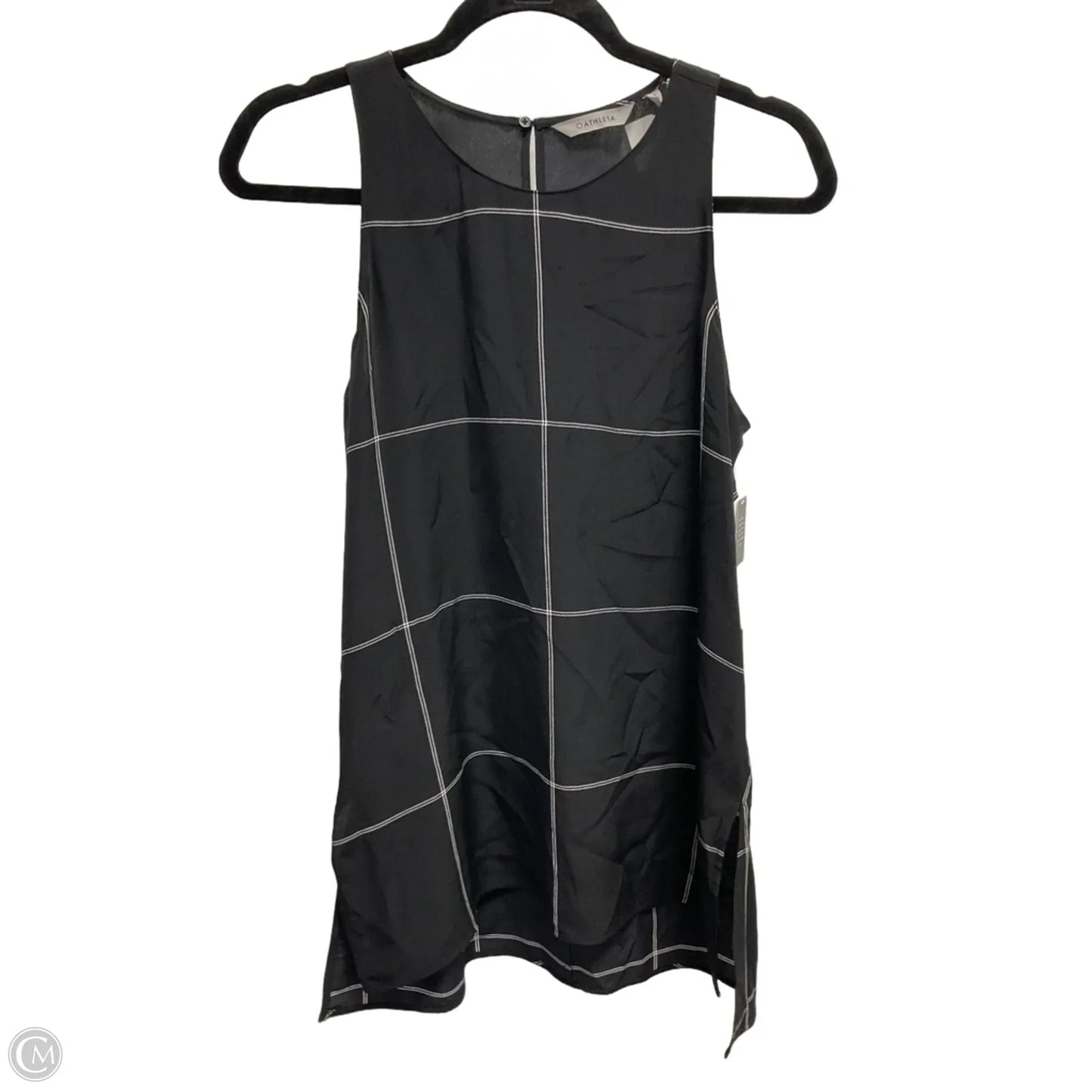 Top Sleeveless By Athleta In Black, Size: S