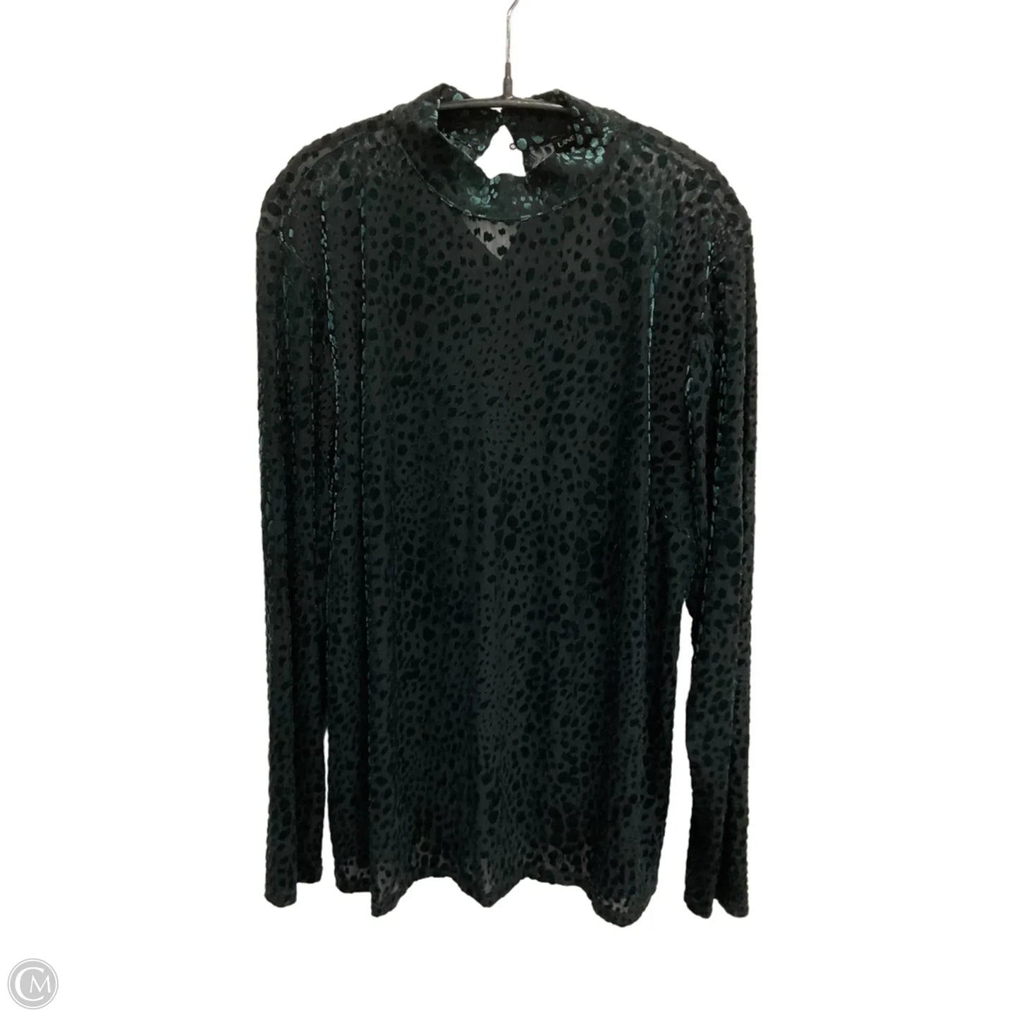 Top Long Sleeve By Lane Bryant In Black, Size: 1x