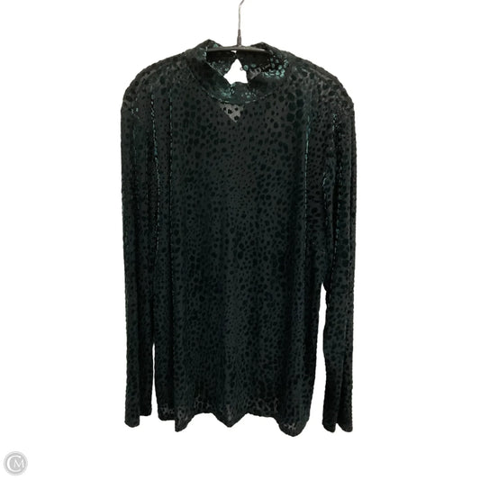 Top Long Sleeve By Lane Bryant In Black, Size: 1x