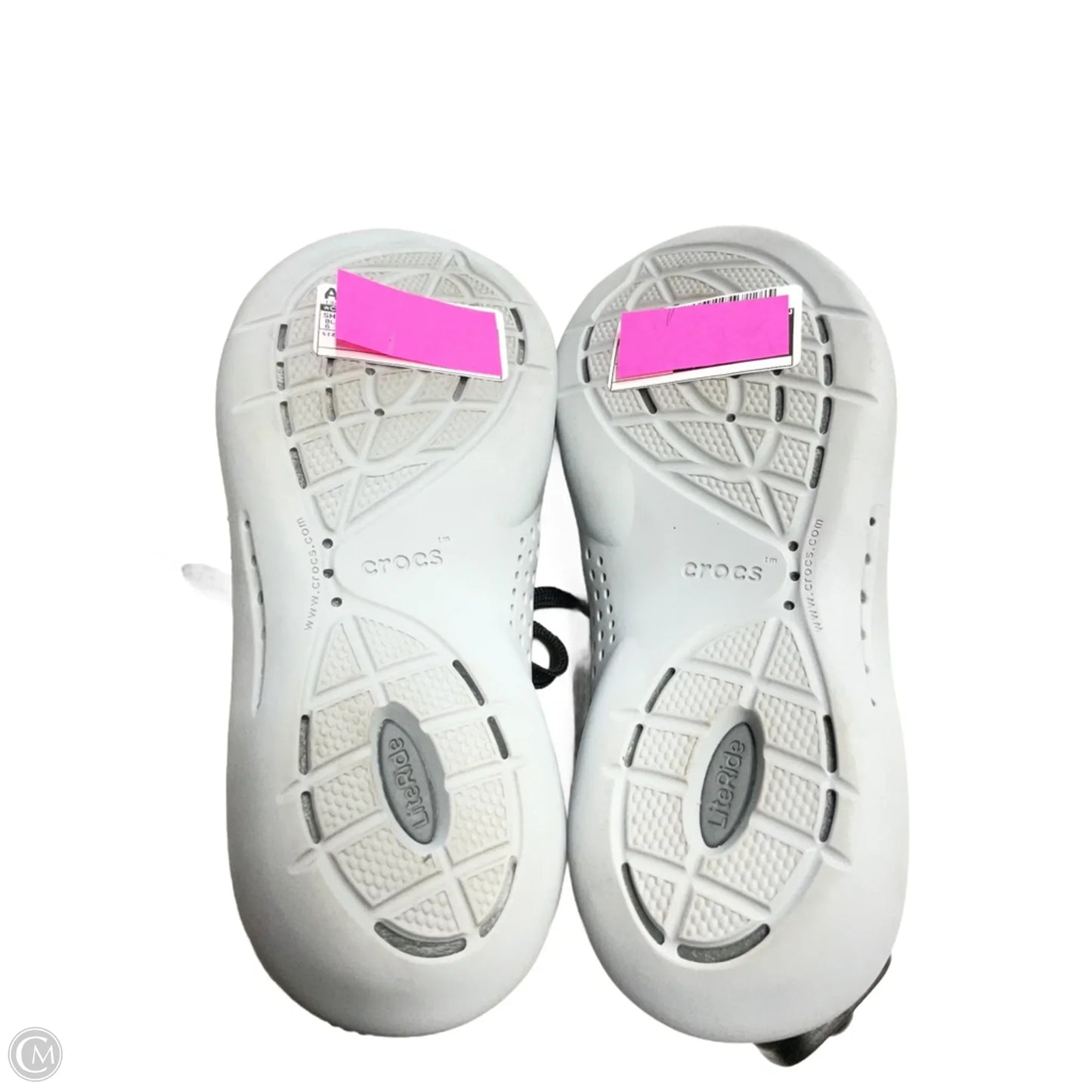 Shoes Athletic By Crocs In Black, Size: 6